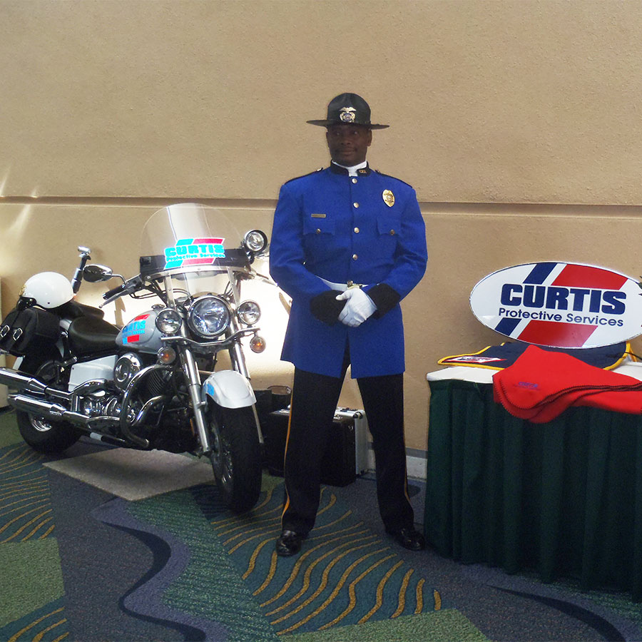 Curtis Protective Motorcycle Funeral Escort Officer