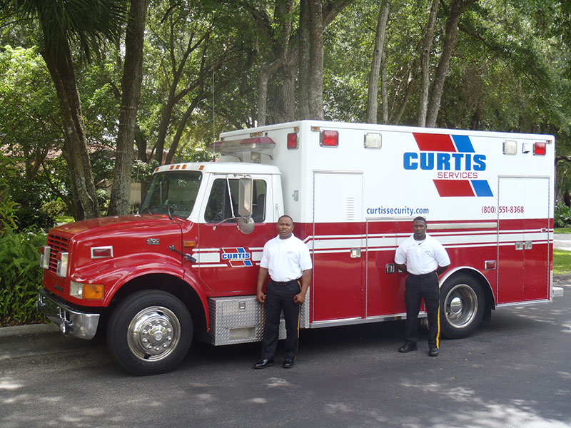 Curtis Security Fire Watch Truck