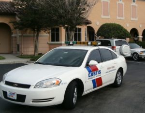 Curtis services mobile patrol car