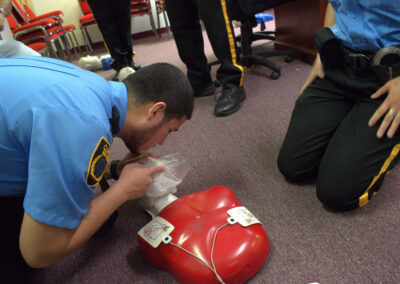 Curtis Security Officer training CPR